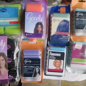 Goody Foam Rollers Volume Body Curls Hair Curlers Soft Bouncy Small Medium Large